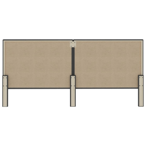 vidaXL-Testiera-Letto-Grigio-Scuro-in-Tessuto-200x200-cm-