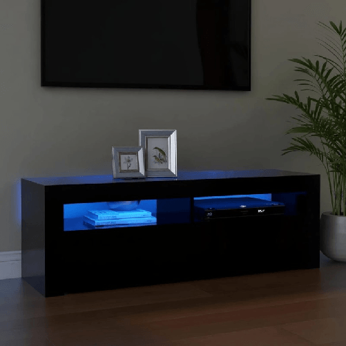 vidaXL-Mobile-Porta-TV-con-Luci-LED-Nero-120x35x40-cm