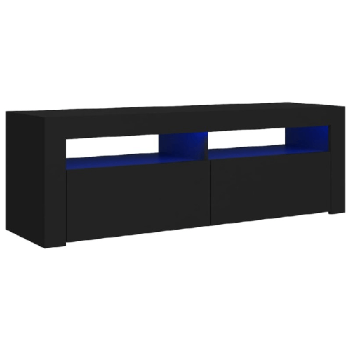 vidaXL-Mobile-Porta-TV-con-Luci-LED-Nero-120x35x40-cm