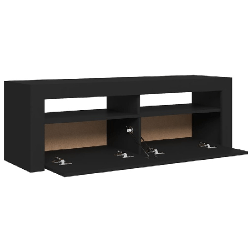 vidaXL-Mobile-Porta-TV-con-Luci-LED-Nero-120x35x40-cm