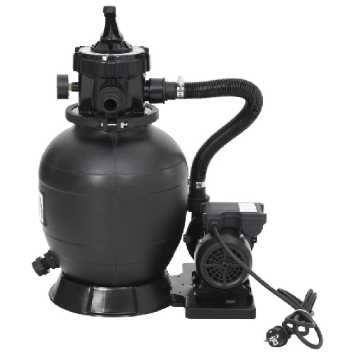 Filtro-a-Sabbia-per-Piscina-con-Valvola-a-6-Vie-Nero