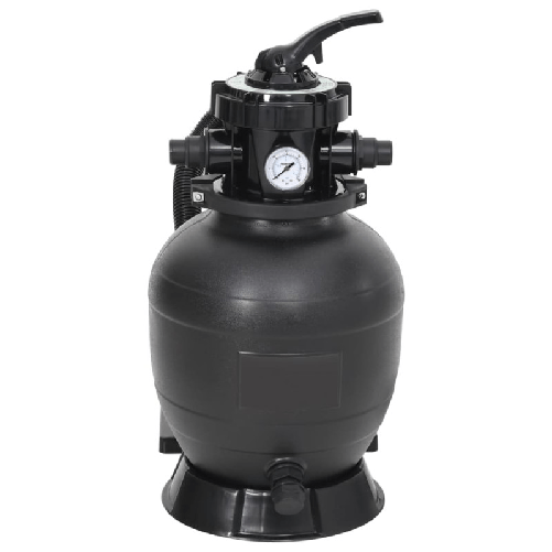 Filtro-a-Sabbia-per-Piscina-con-Valvola-a-6-Vie-Nero