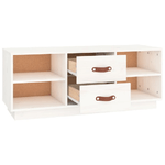 Mobile-Porta-TV-Bianco-100x34x40-cm-in-Legno-Massello-di-Pino