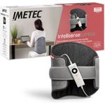 Imetec Intellisense Lumbar, termoforo, cuscino termico per zona lombare con fascia elastica, Rapido riscaldamento