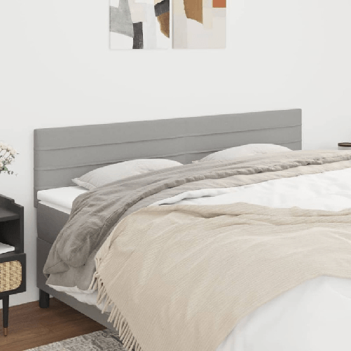 Testiere-2-pz-Grigio-Chiaro-100x5x78-88-cm-in-Tessuto