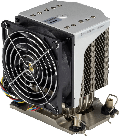 Supermicro Sistema di raffreddamento per computer Supermicro SNK-P0081AP4 Processore Raffreddatore ad aria 9,2 cm Nero