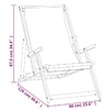 vidaXL-Sdraio-Pieghevole-da-Spiaggia-in-Legno-Massello-di-Teak-Crema