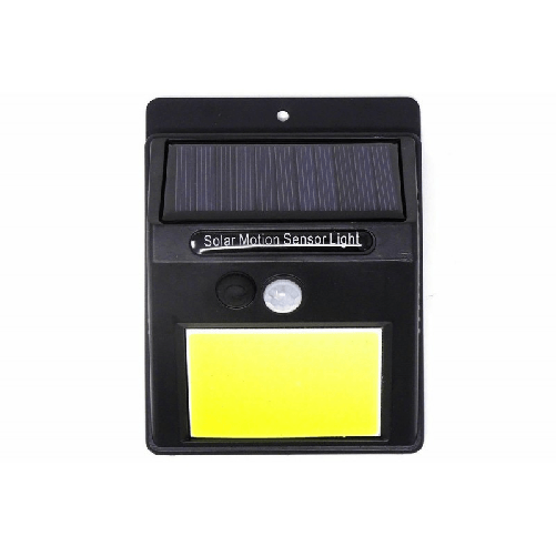 Faretto 48 LED Cob Pannello Solare Ricaricabile Sensore Movimento ip65
