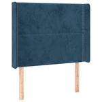 Testiera-ad-Orecchio-Blu-Scuro-93x16x118-128-cm-in-Velluto