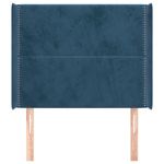 Testiera-ad-Orecchio-Blu-Scuro-93x16x118-128-cm-in-Velluto