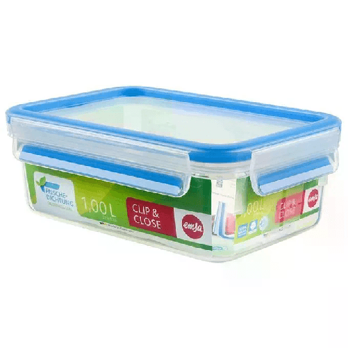 EMSA-508540-recipiente-per-cibo-Rettangolare-Scatola-1-L-Trasparente-6-pz