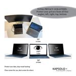 KAPSOLO-4-Way-Filtro-adesivo-per-schermo-Plug-in-5588cm--22--Wide-16-10--KAPSOLO-4-Way-Plug-In-Privacy-5588cm--22--Wid