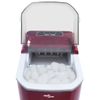 vidaXL-Macchina-per-il-Ghiaccio-Rossa-14-L-15-kg---24-h