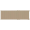 vidaXL-Lettino-da-Giardino-con-Cuscino-Beige-Legno-Pino-Impregnato
