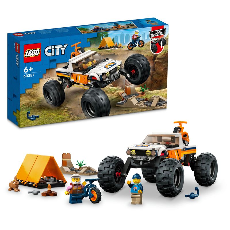 giochi-per-bambini-costruzioni-giochi-creativi-mattoncini-lego-modellino-da-costruire-lego-city-idee-regalo-monster-truck-set-campeggio-fuoristrada-giocattolo-monster-truck-giocattolo-mountain-bike-coniglio-giocattolo-macchina-fotografica