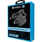 Sandberg-USB-C-AC-Charger-PD65W-EU-2M-Nero-Interno