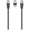 Hama-Cavo-antenna-M-F-con-adattatore-M-M-15-metri-75-dB-nero