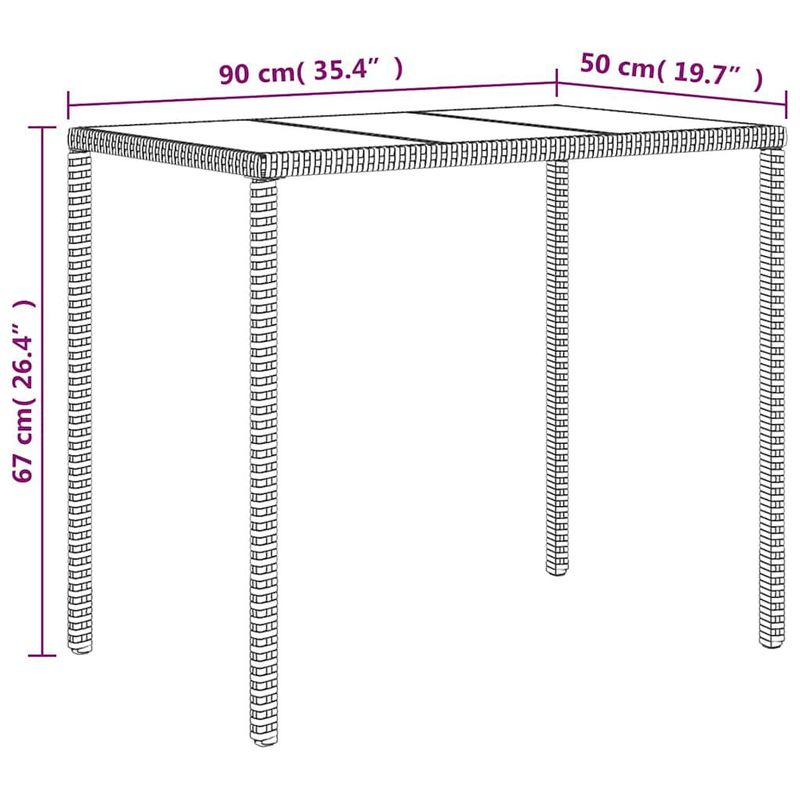 vidaXL-Set-Divani-da-Giardino-4-pz-con-Cuscini-Nero-in-Polyrattan