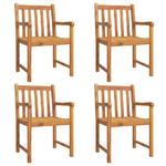 vidaXL-Sedie-da-Giardino-4-pz-56x555x90-cm-Legno-Massello-di-Acacia