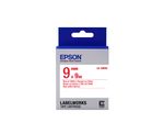 Epson-Nastro-fondo-Standard-Bianco-per-testo-Rosso-9-9-LK-3WRN