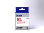 Epson-Nastro-fondo-Standard-Bianco-per-testo-Rosso-9-9-LK-3WRN