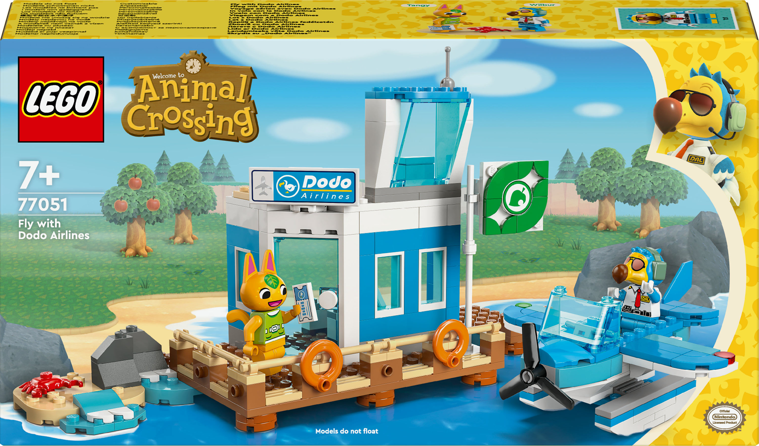 LEGO Animal Crossing: Set Aeroporto e Aereo Dodo Airlines