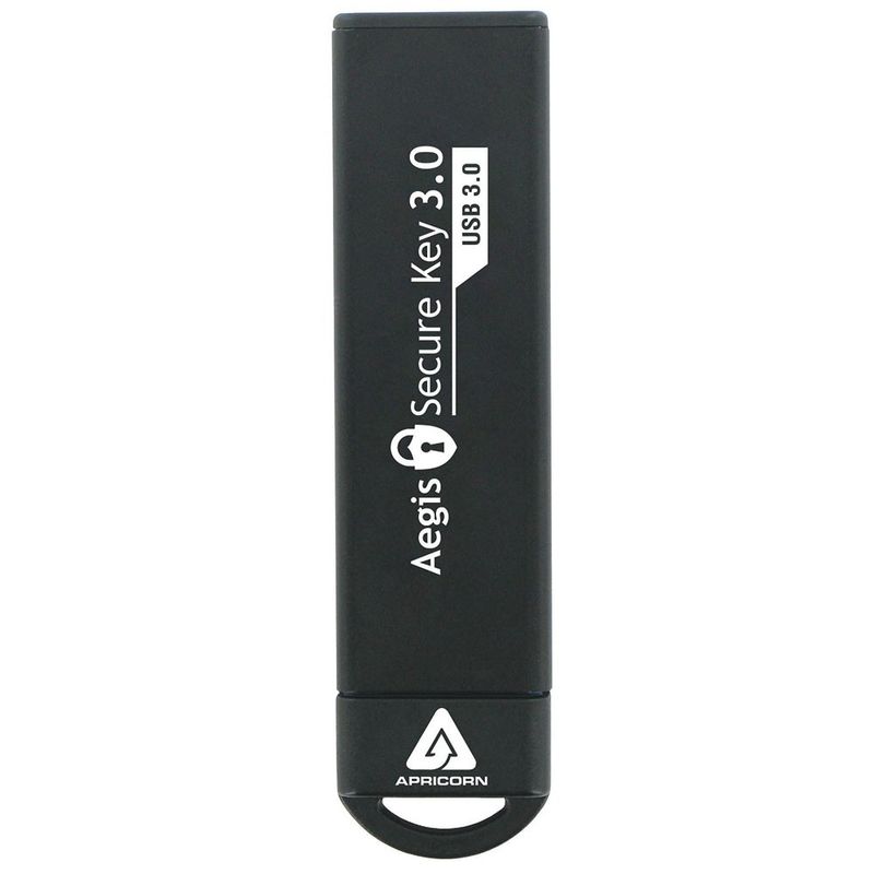 Apricorn-Aegis-Secure-Key-3.0-unitAÆAaAaAA -flash-USB-120-GB-USB-tipo-A-3.2-Gen-1--3.1-Gen-1--Nero--Aegis-Secure-Key-USB3