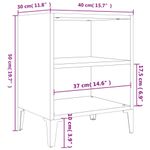 Comodino-con-Gambe-in-Metallo-Bianco-Lucido-40x30x50-cm