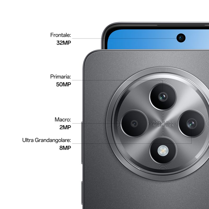 Oppo-Reno-12F-256Gb-8Gb-4G-Matte-Grey