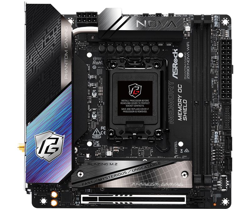 Asrock-Phantom-Gaming-Z890I-Nova-WiFi-Intel-Z890-LGA-1851--Socket-V1--mini-ITX