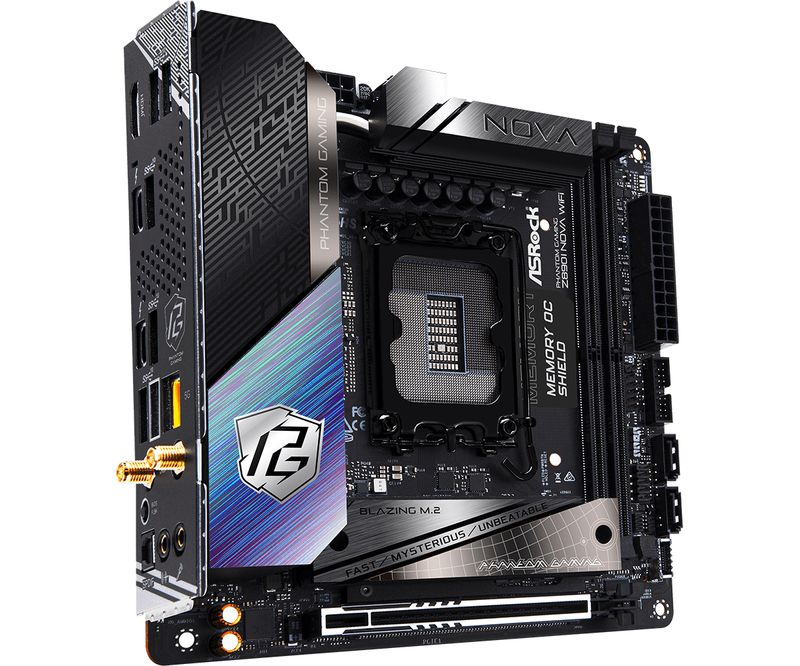 Asrock-Phantom-Gaming-Z890I-Nova-WiFi-Intel-Z890-LGA-1851--Socket-V1--mini-ITX