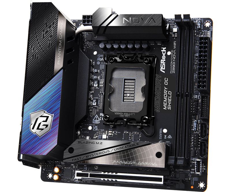 Asrock-Phantom-Gaming-Z890I-Nova-WiFi-Intel-Z890-LGA-1851--Socket-V1--mini-ITX