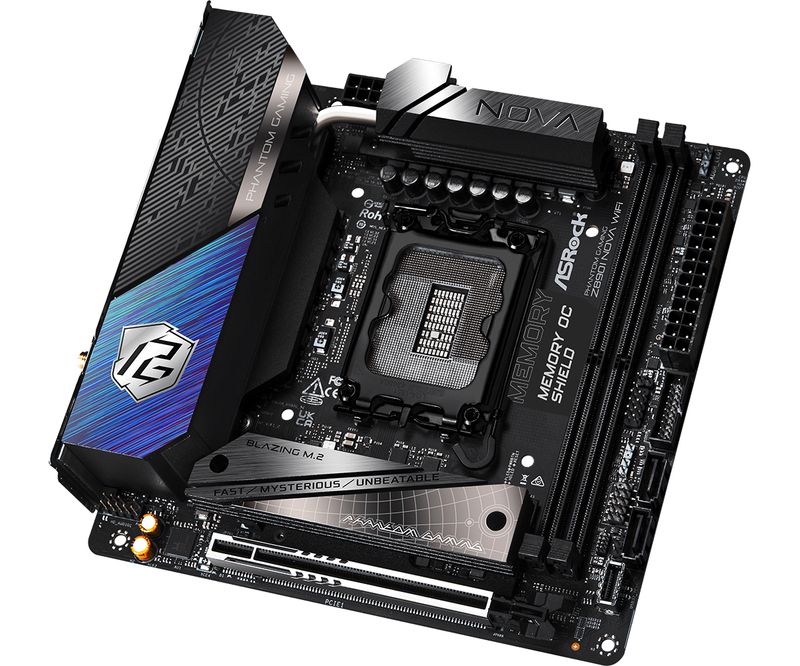 Asrock-Phantom-Gaming-Z890I-Nova-WiFi-Intel-Z890-LGA-1851--Socket-V1--mini-ITX