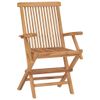 vidaXL-Sedie-da-Giardino-con-Cuscini-Verdi-2-pz-in-Massello-di-Teak