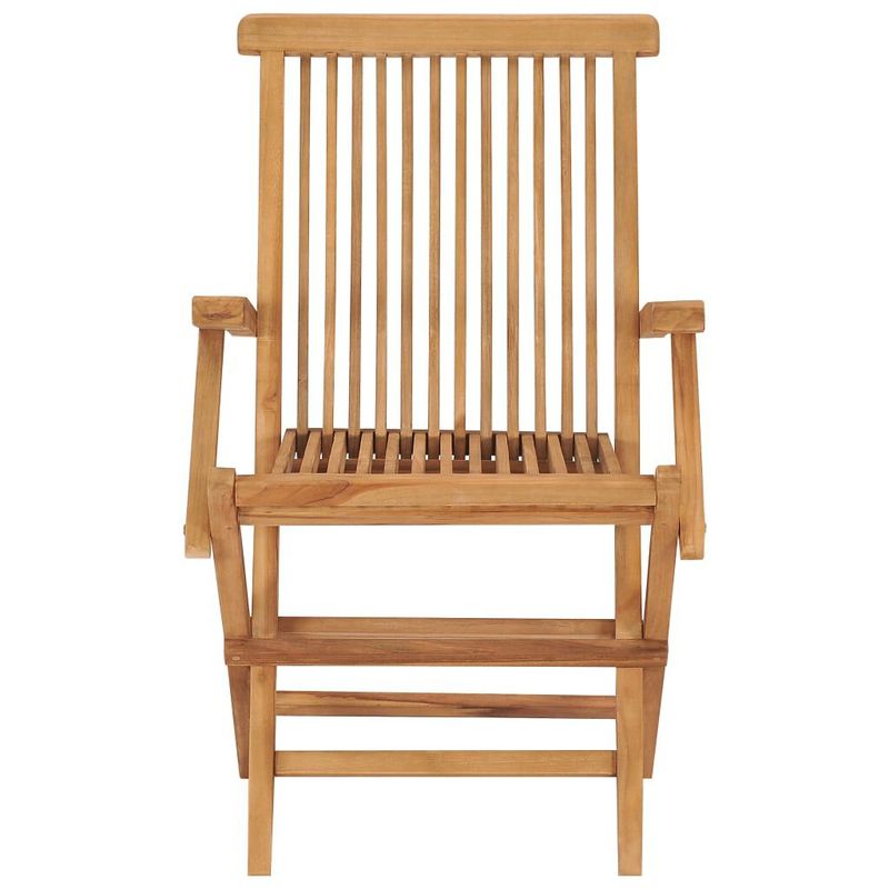 vidaXL-Sedie-da-Giardino-con-Cuscini-Verdi-2-pz-in-Massello-di-Teak