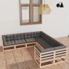 vidaXL-Set-Divani-da-Giardino-8-pz-con-Cuscini-Legno-Massello-di-Pino