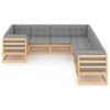 vidaXL-Set-Divani-da-Giardino-8-pz-con-Cuscini-Legno-Massello-di-Pino