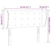 Testiera-ad-Orecchio-Grigio-Scuro-163x23x78-88-cm-in-Velluto