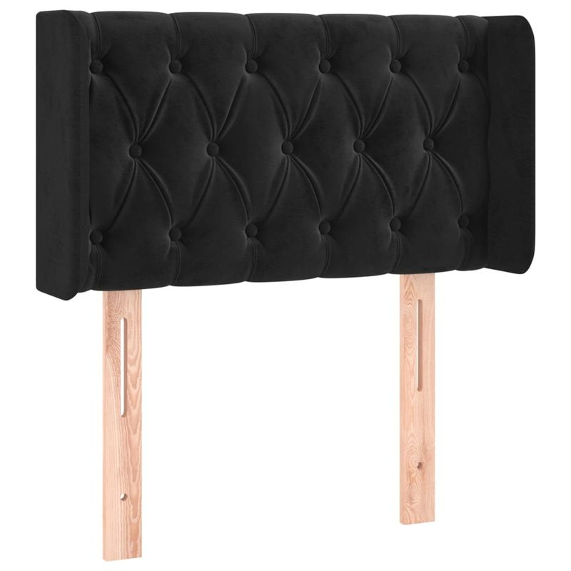 Testiera-a-LED-Nera-103x16x118-128-cm-in-Velluto