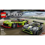 LEGO Speed Champions 76910 Aston Martin Valkyrie AMR Pro e Aston Martin Vantage GT3, Set 2 Auto Giocattolo per Bambini