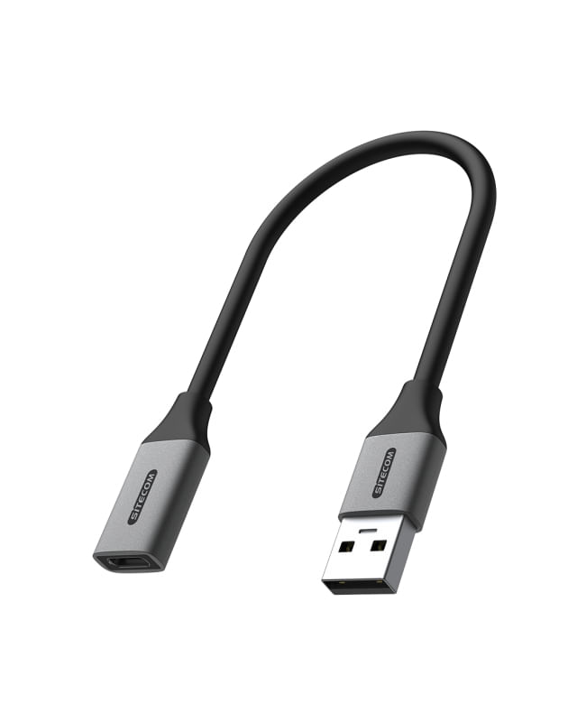 Sitecom AD-1013 cavo USB 0,15 m USB A USB C Nero, Grigio