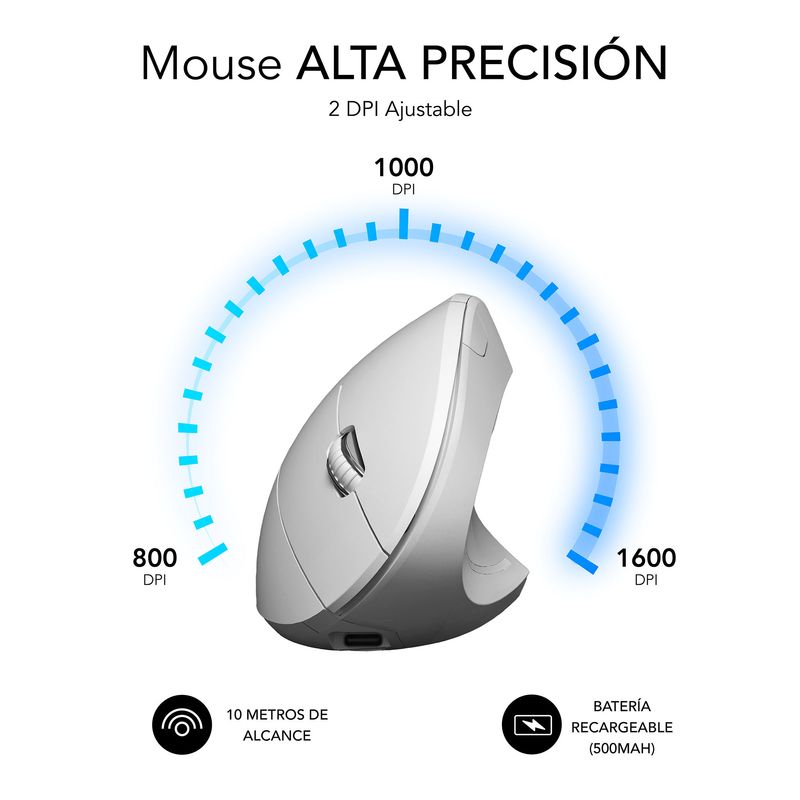 Mouse-Universale-Mano-destra-Bluetooth---USB-Type-A-Ottico-1600-DPI