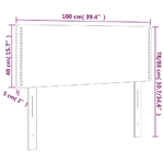 Testiera-Grigio-Scuro-100x5x78-88-cm-in-Tessuto