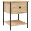 vidaXL-Comodino-Rovere-Sonoma-34x355x45-cm-in-Legno-Multistrato
