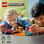 LEGO-Minecraft-21185-Il-Bastione-del-Nether-Castello-Giocattolo-con-Personaggi-Piglin-Giochi-per-Bambini-da-8-Anni