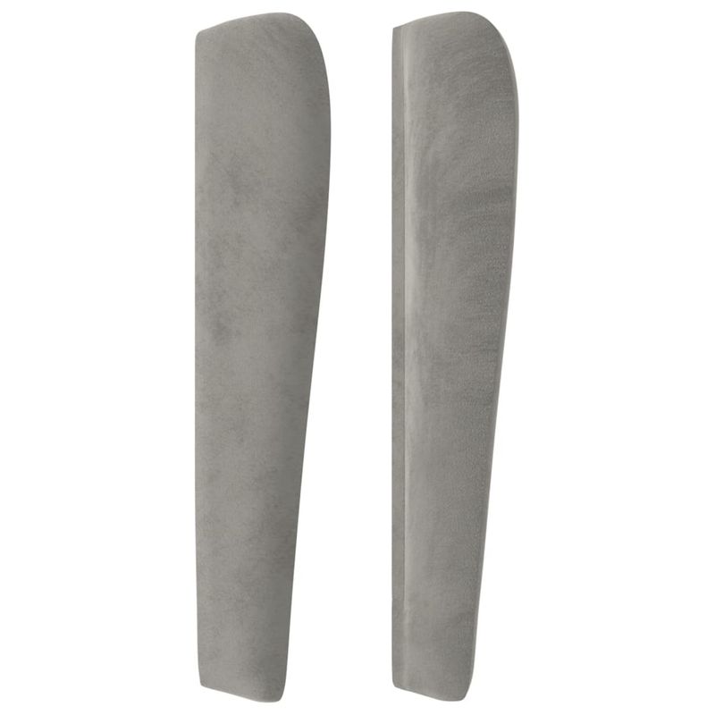 Testiera-ad-Orecchio-Grigio-Chiaro-183x23x78-88-cm-in-Velluto