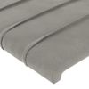 Testiera-ad-Orecchio-Grigio-Chiaro-183x23x78-88-cm-in-Velluto