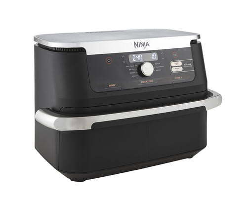 Ninja-AF500EU-friggitrice-Doppia-104-L-Indipendente-2470-W-Friggitrice-ad-aria-calda-Nero-Acciaio-inossidabile