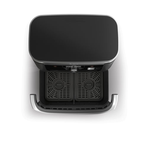 Ninja-AF500EU-friggitrice-Doppia-104-L-Indipendente-2470-W-Friggitrice-ad-aria-calda-Nero-Acciaio-inossidabile