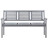 vidaXL-Panca-da-Giardino-3-Posti-con-Cuscino-150cm-Grigia-in-Eucalipto